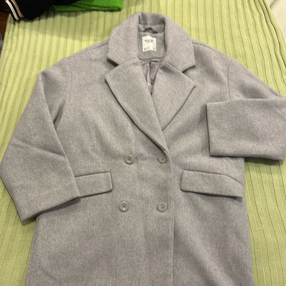 Abercrombie & Fitch Grey Wool Blend Coat
Like New Small